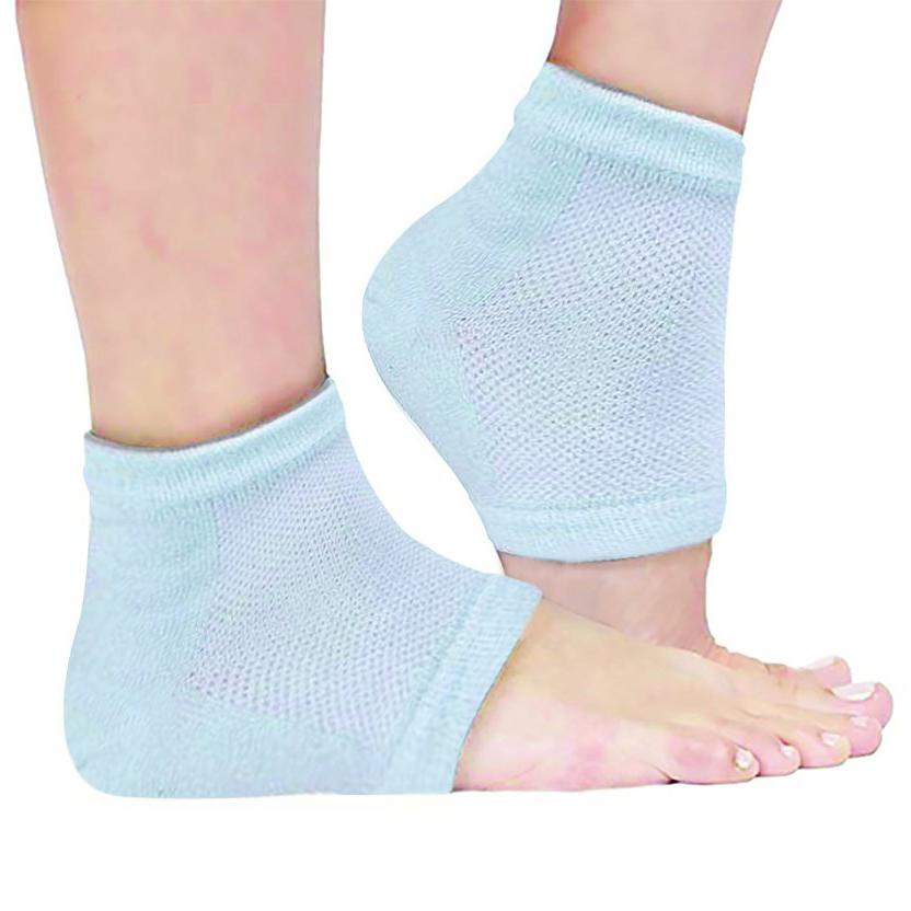 Moisturizing Spa Gel Heel Socks Wellness - DailySale