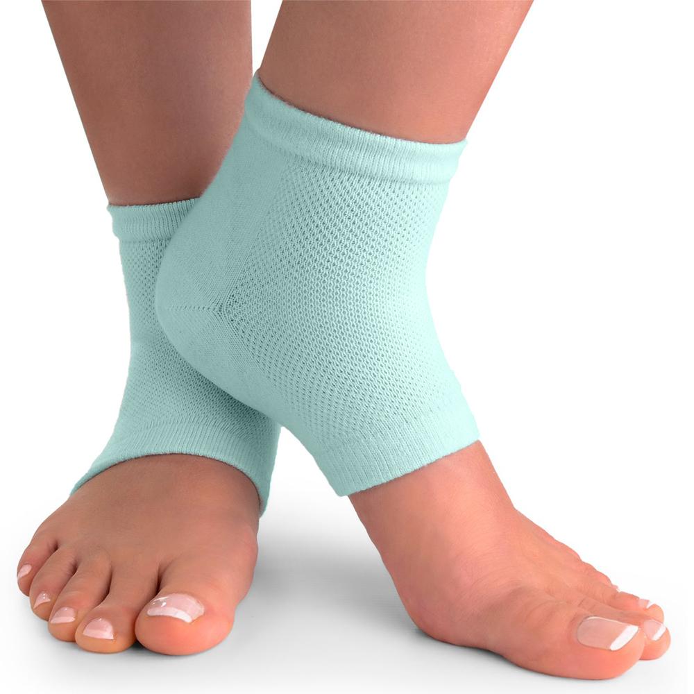 Moisturizing Spa Gel Heel Socks Wellness - DailySale