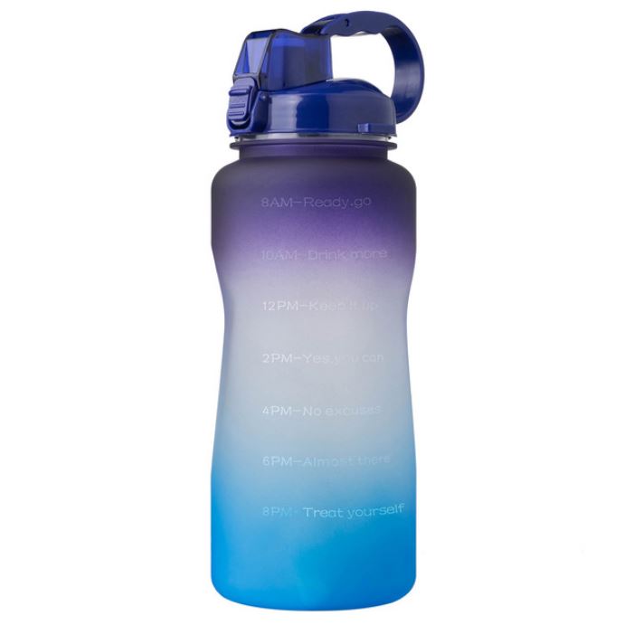 Motivational Time Marker 64 oz. Water Bottle Sports & Outdoors Multicolor - DailySale