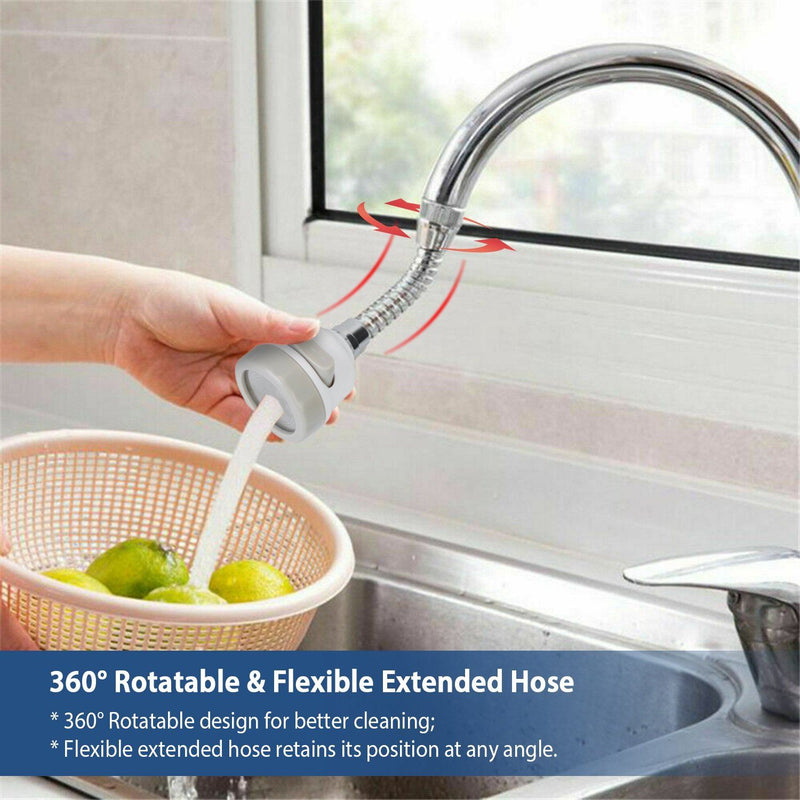 Movable Kitchen Tap Head 360° Rotatable Swivel Kitchen & Dining - DailySale
