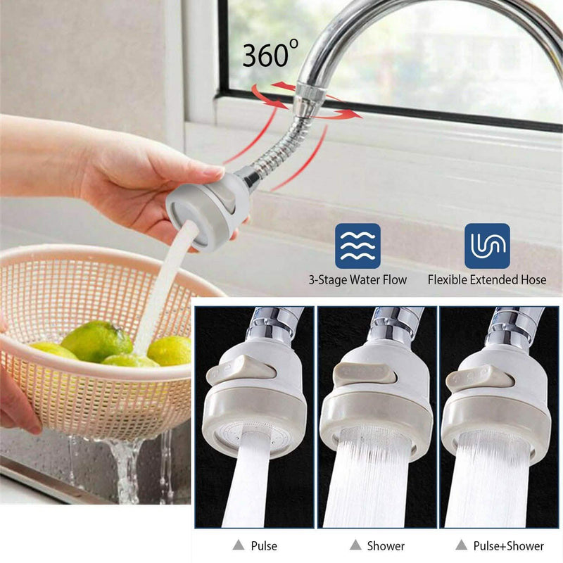 Movable Kitchen Tap Head 360° Rotatable Swivel Kitchen & Dining - DailySale