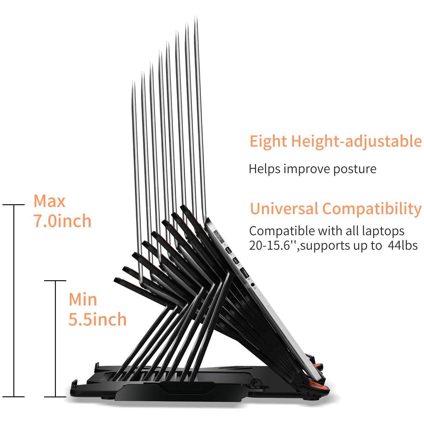 Multi-Angle Phone Laptop Stand Computer Accessories - DailySale