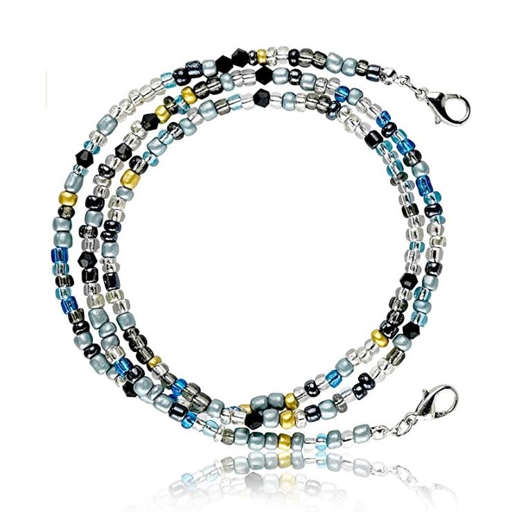 Multi-Color Face Mask Holder Beads Chain