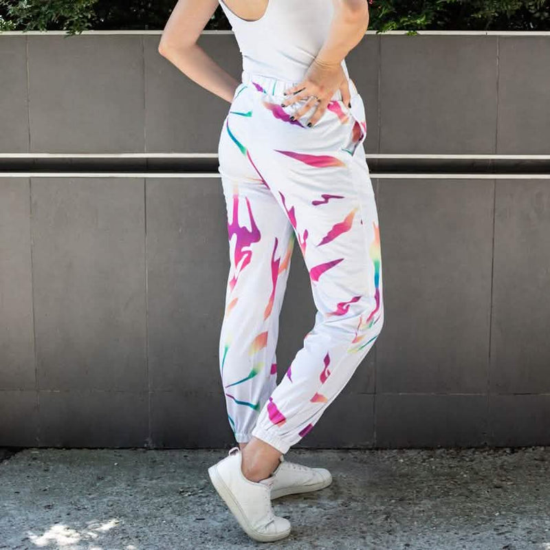 Multi-Color Tie Dye Joggers Women's Clothing - DailySale