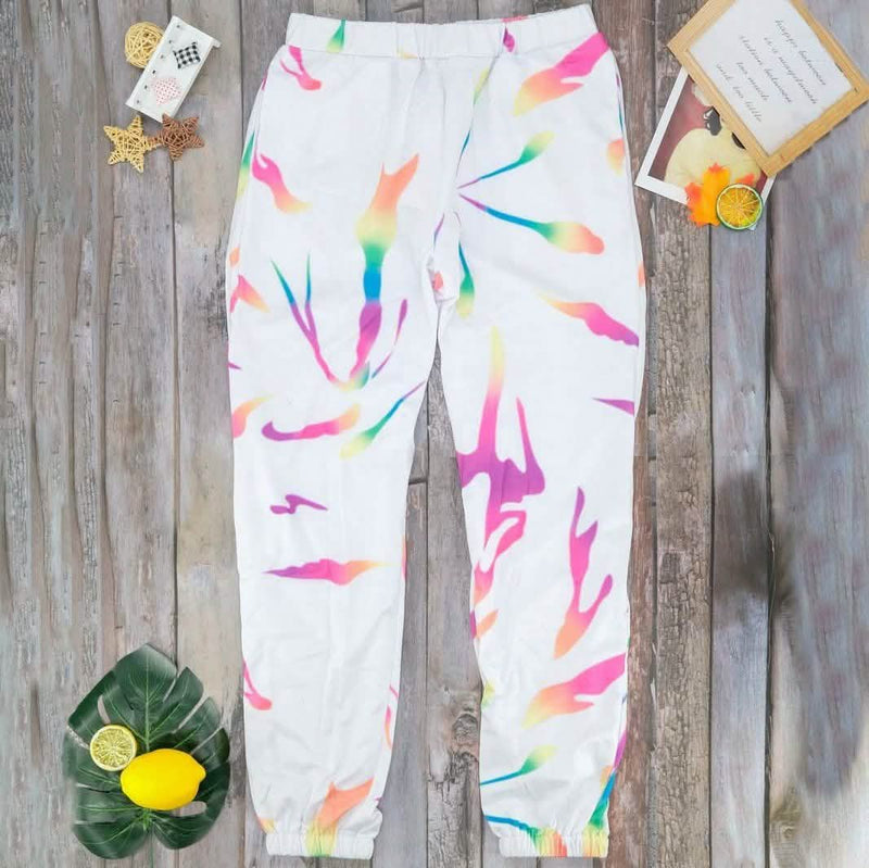 Multi-Color Tie Dye Joggers Women's Clothing - DailySale