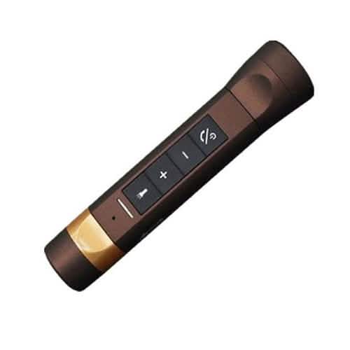 Multi-Function Bike Light Flashlight Bluetooth Speaker Handsfree Mic Support Sports & Outdoors Brown - DailySale