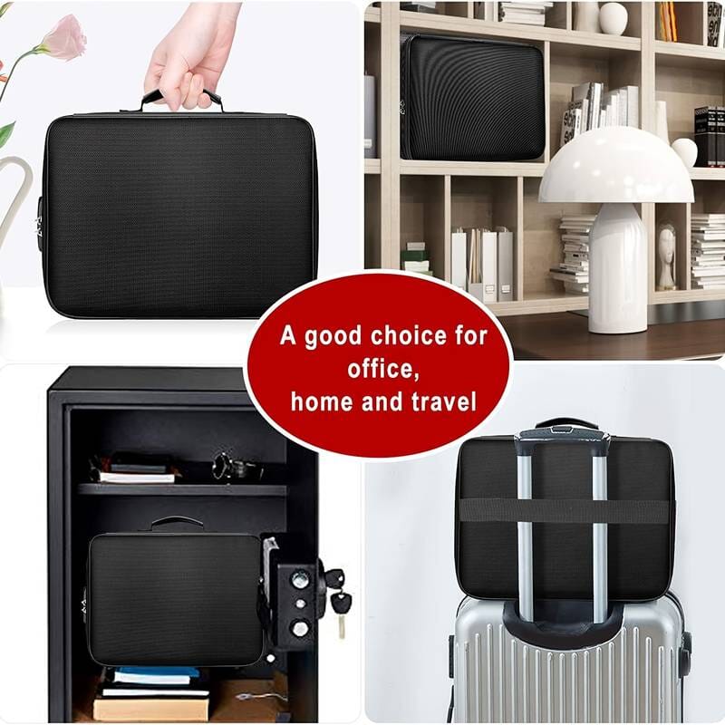 Multi-Layer Document Tickets Storage Bag Certificate File Organizer Case Bags & Travel - DailySale