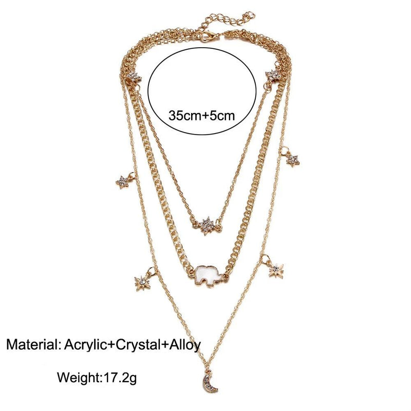 Multi-layer Necklace Clavicle Chain Necklaces - DailySale