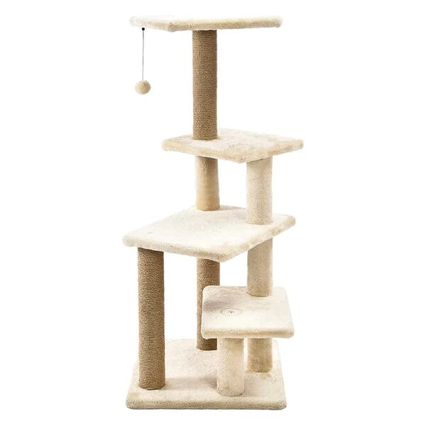 Multi-Platform Cat Condo Tree Tower With Scratching Post Pet Supplies - DailySale