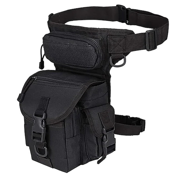 Multi-purpose Tactical Drop Leg Bag Tool Fanny Thigh Pack Bags & Travel Black - DailySale