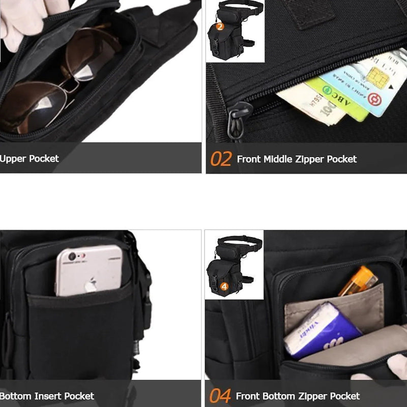 Multi-purpose Tactical Drop Leg Bag Tool Fanny Thigh Pack Bags & Travel - DailySale