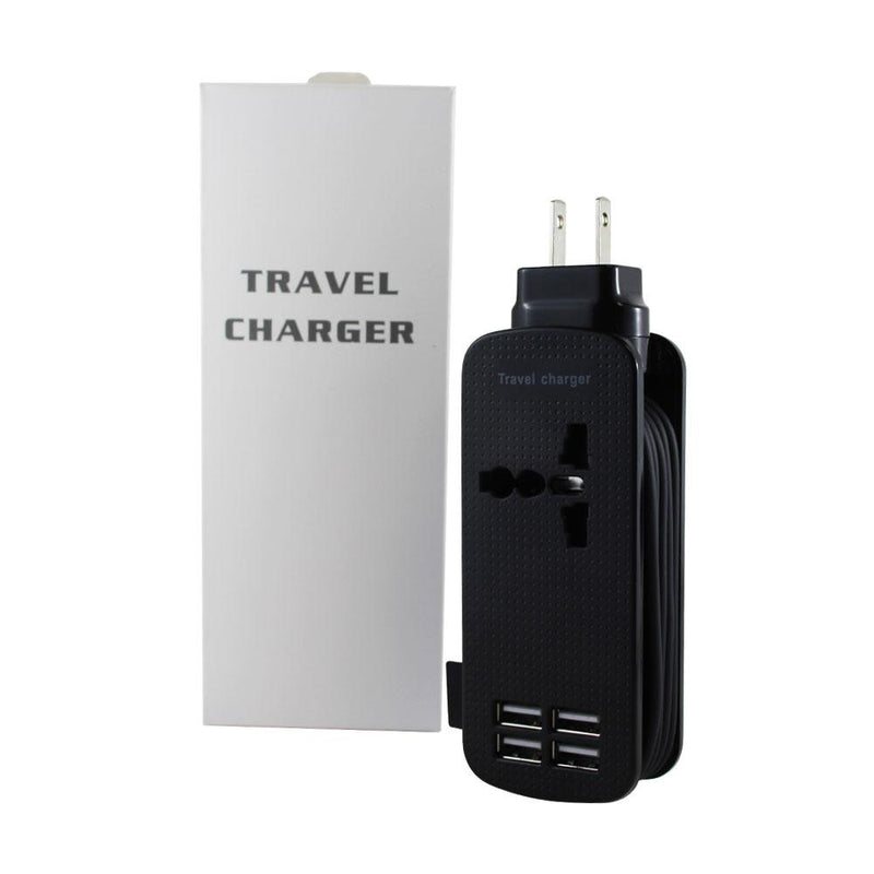 Multi Universal Travel Charger Gadgets & Accessories Black - DailySale