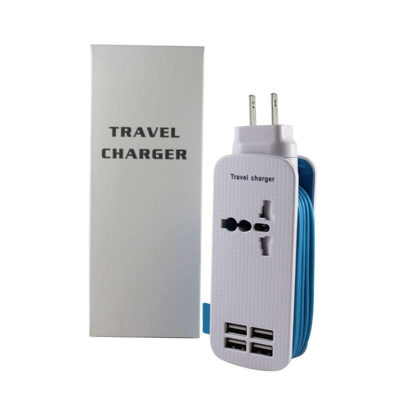 Multi Universal Travel Charger Gadgets & Accessories Blue - DailySale