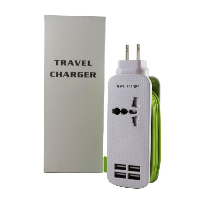 Multi Universal Travel Charger Gadgets & Accessories Green - DailySale