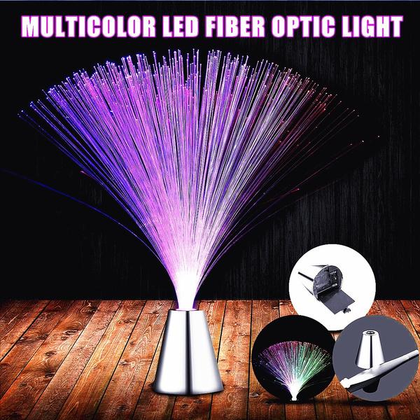 Multicolor LED Fiber Optic Light Lamp Indoor Lighting - DailySale