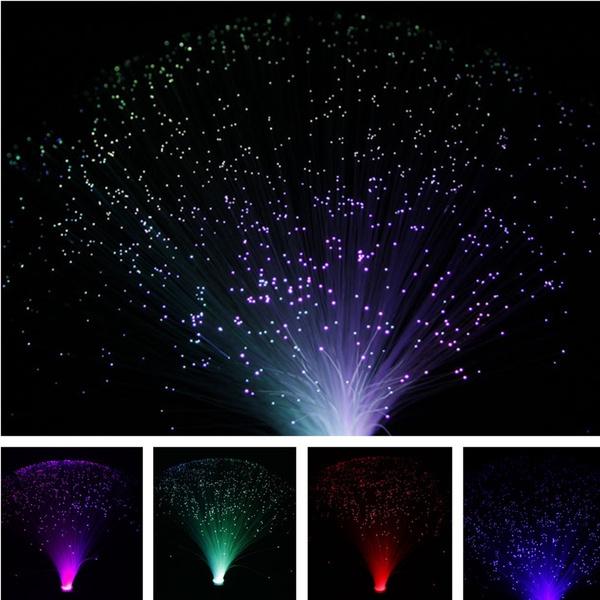 Multicolor LED Fiber Optic Light Lamp Indoor Lighting - DailySale