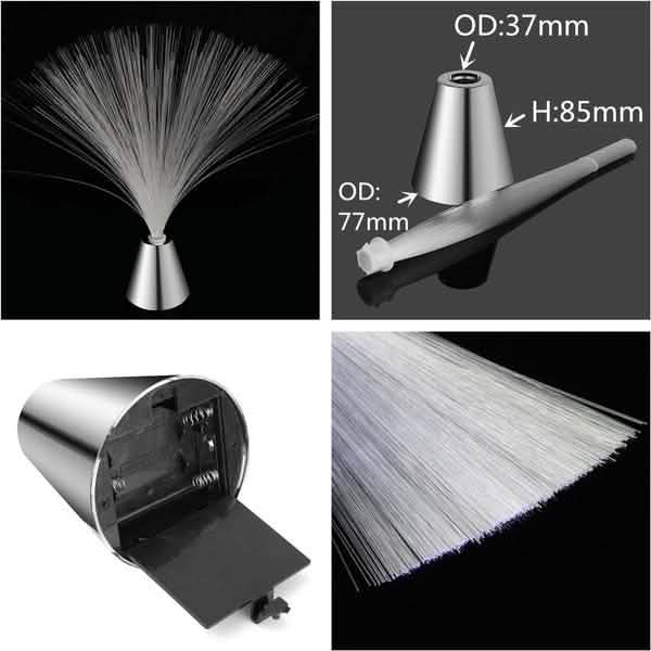 Multicolor LED Fiber Optic Light Lamp Indoor Lighting - DailySale
