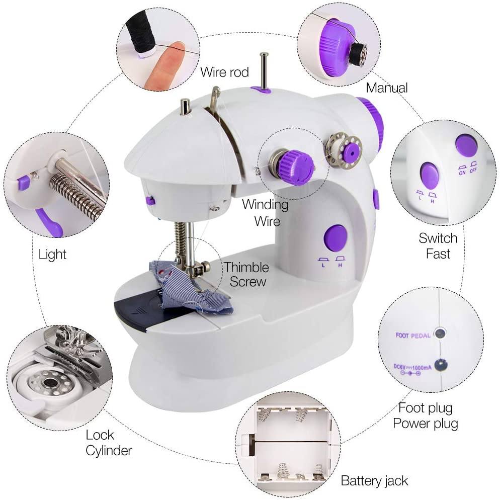 Multifunction Electric Mini Sewing Machine Household Appliances - DailySale