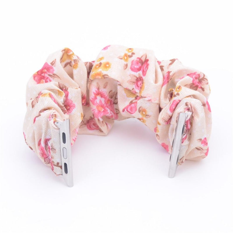Multifunction Hair Scrunchie Apple Watch Band - Assorted Colors Gadgets & Accessories 38/40mm Floral - DailySale