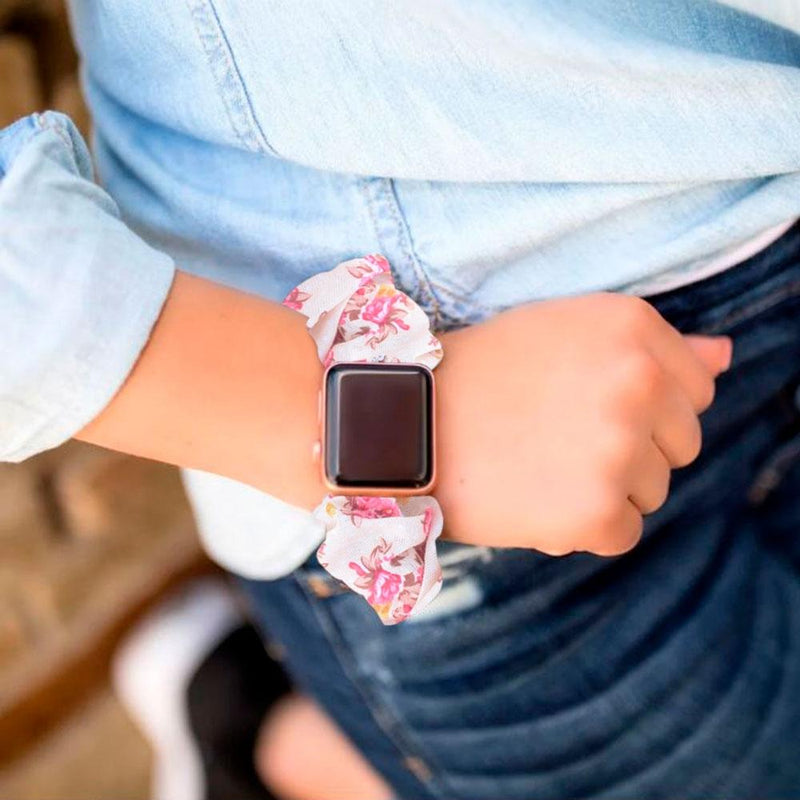 Multifunction Hair Scrunchie Apple Watch Band - Assorted Colors Gadgets & Accessories - DailySale