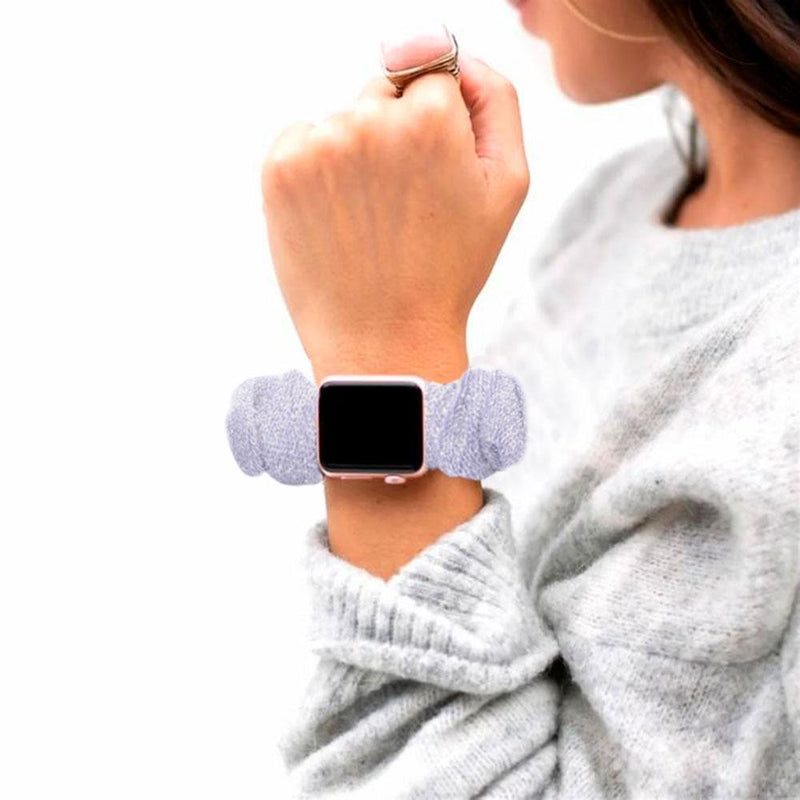 Multifunction Hair Scrunchie Apple Watch Band - Assorted Colors Gadgets & Accessories - DailySale
