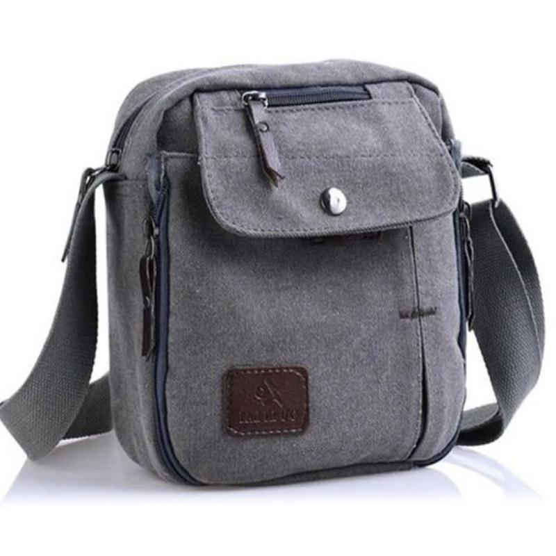 Multifunctional Canvas Bag Bags & Travel Gray - DailySale