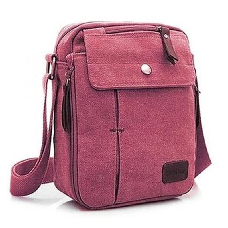 Multifunctional Canvas Bag Bags & Travel Pink - DailySale
