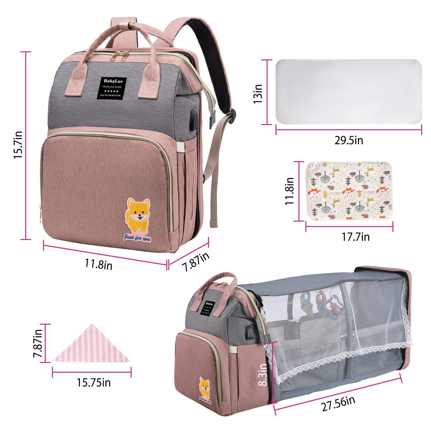 Multifunctional Diaper Bag Backpack Baby - DailySale