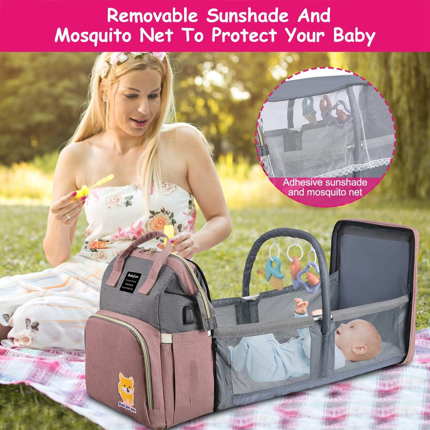 Multifunctional Diaper Bag Backpack Baby - DailySale