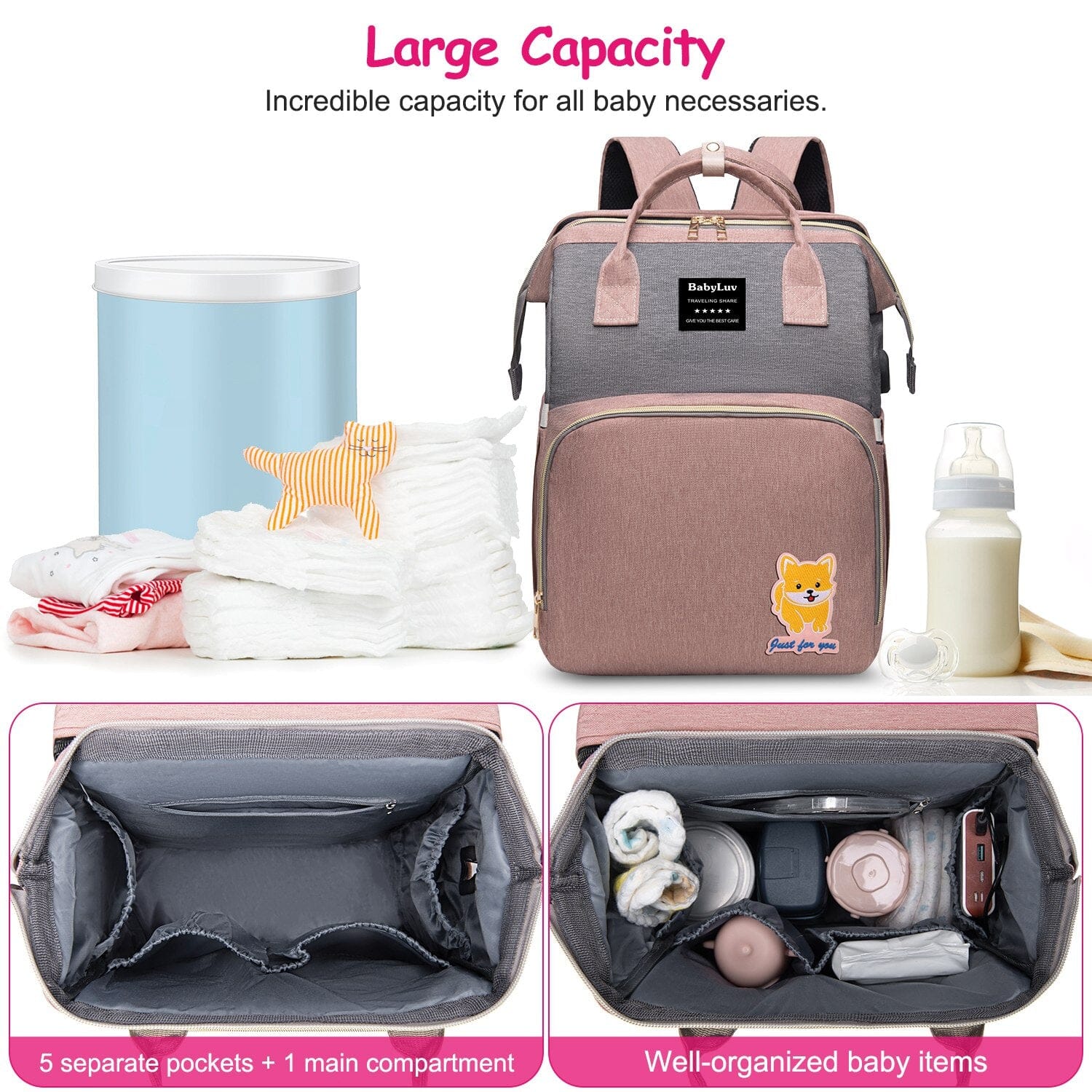 Multifunctional Diaper Bag Backpack Baby - DailySale