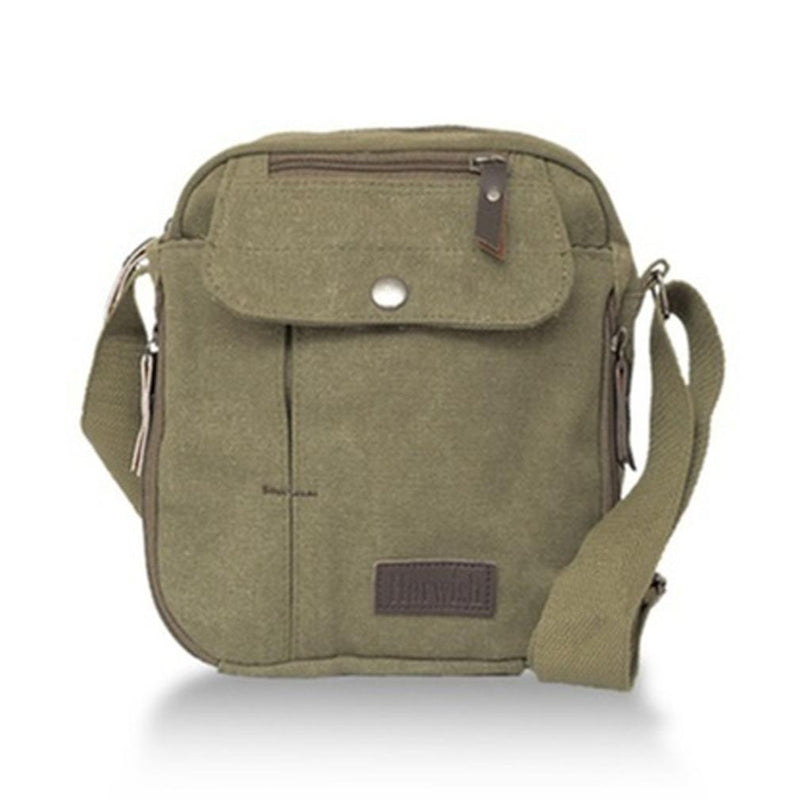 Multifunctional Heavy-Duty Canvas Traveling Bag Handbags & Wallets Khaki - DailySale