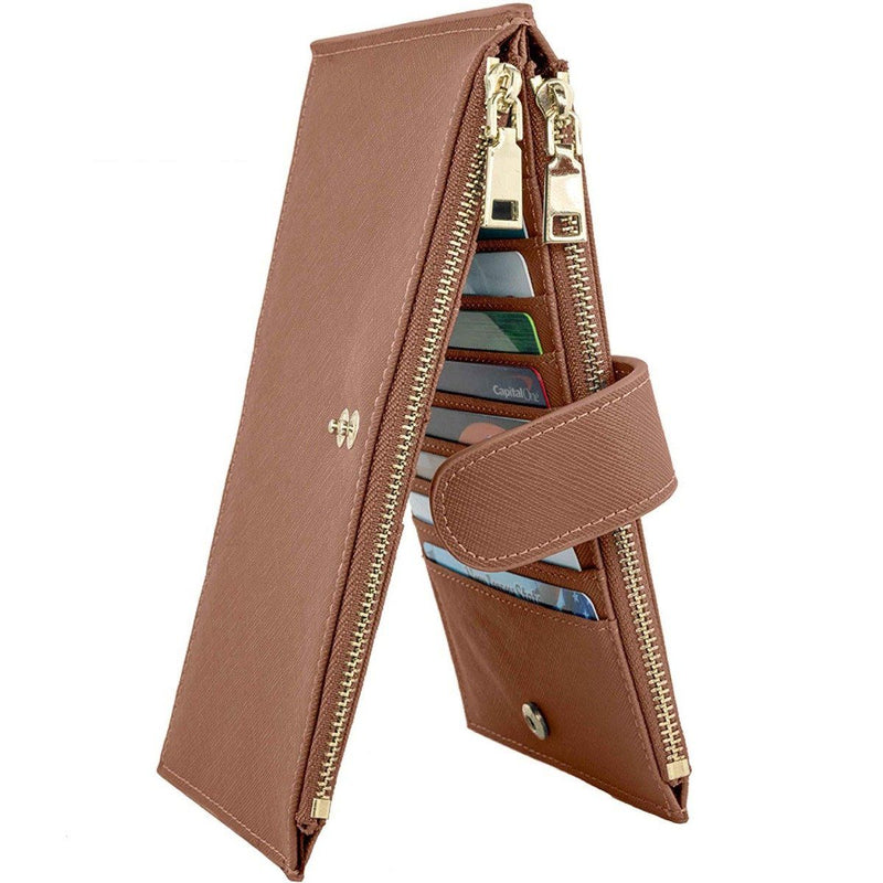 Multifunctional Leather Wallet Handbags & Wallets Brown - DailySale