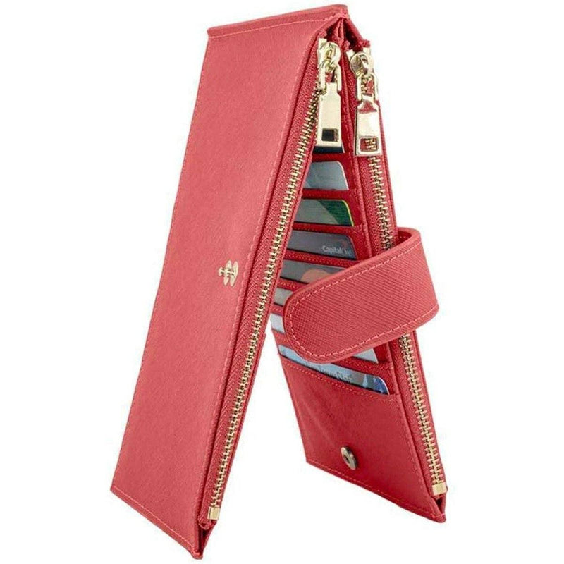 Multifunctional Leather Wallet Handbags & Wallets Red - DailySale