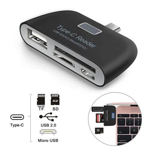 Multifunctional Smart 4-in-1 Laptop PC Durable Phone TF Micro SD Computer Accessories - DailySale