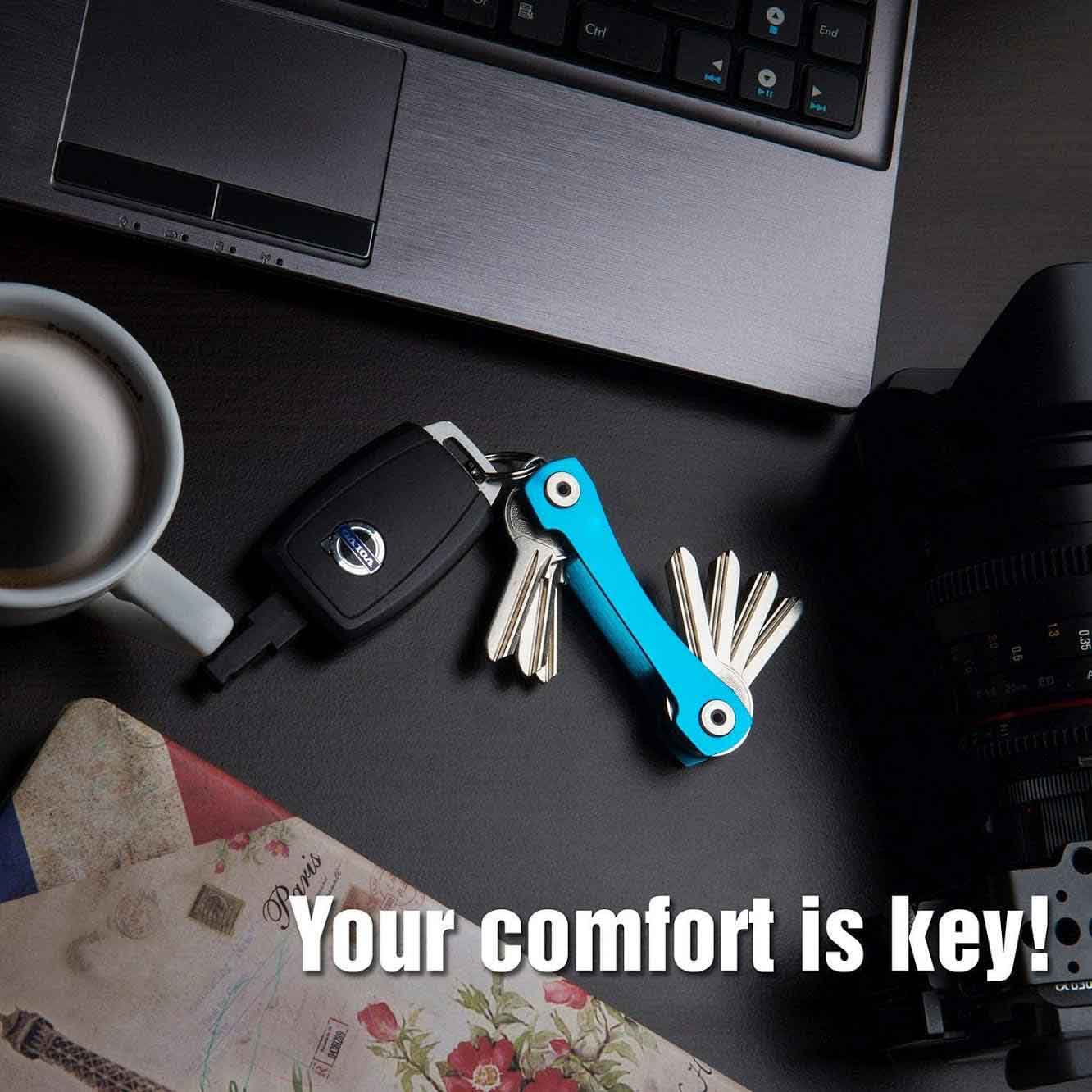 Multifunctional Smart Compact Key Organizer Bottle Opener Keychain Everything Else - DailySale