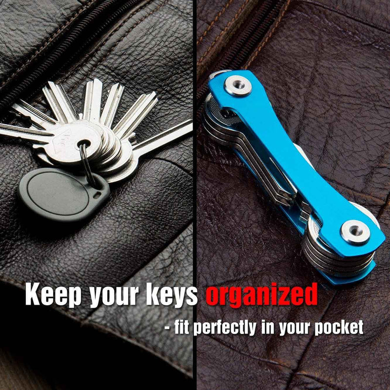 Multifunctional Smart Compact Key Organizer Bottle Opener Keychain Everything Else - DailySale