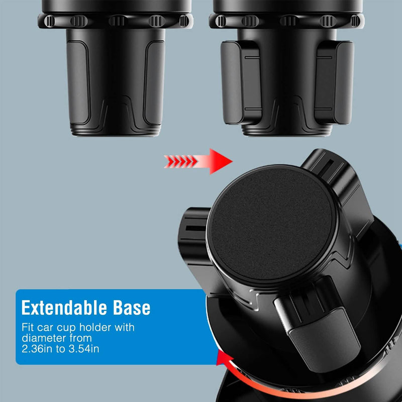 Multifunctional Water Cup Mount Stand with Detachable Tray Automotive - DailySale