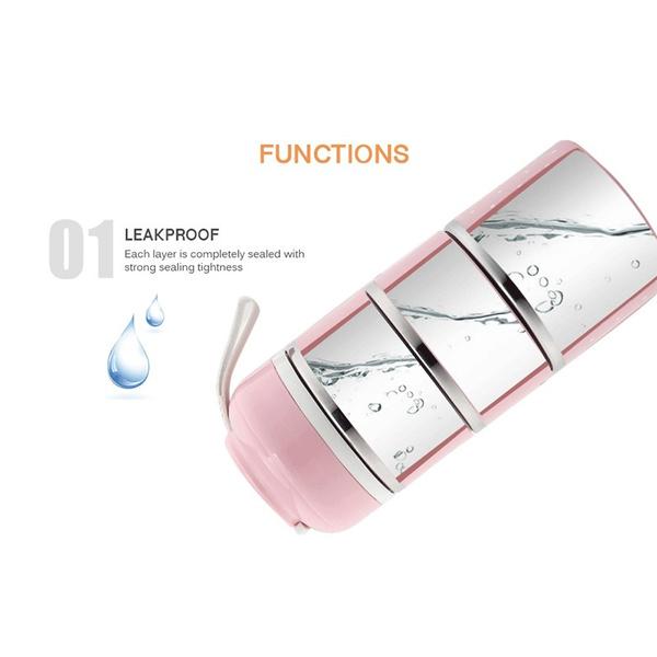 Multilayer Cute Thermal Lunch Box Stainless Steel Food Container Kitchen & Dining - DailySale