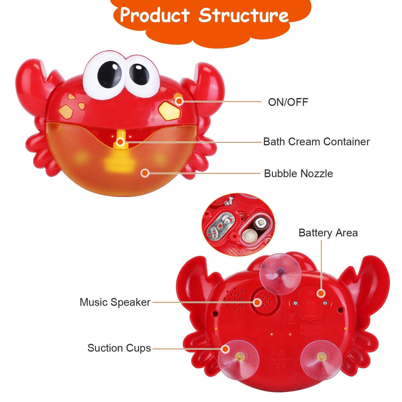 Musical Bubble Bath Maker for Bathtubs Toddler Bubble Machine Toys & Games - DailySale