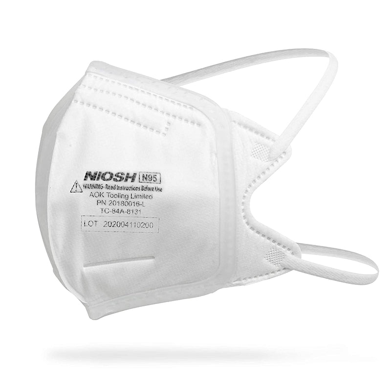 N95 Foldable Filtration Face Mask Face Masks & PPE 10-Pack - DailySale
