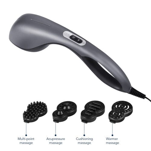 Naipo Handheld Massager with Heat & 4 Attachments Wellness - DailySale