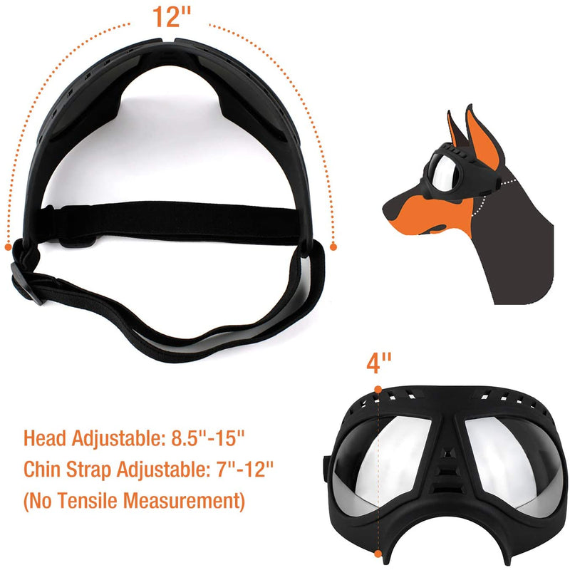 Namsan Dog Goggles-Sunglasses for Large Dogs