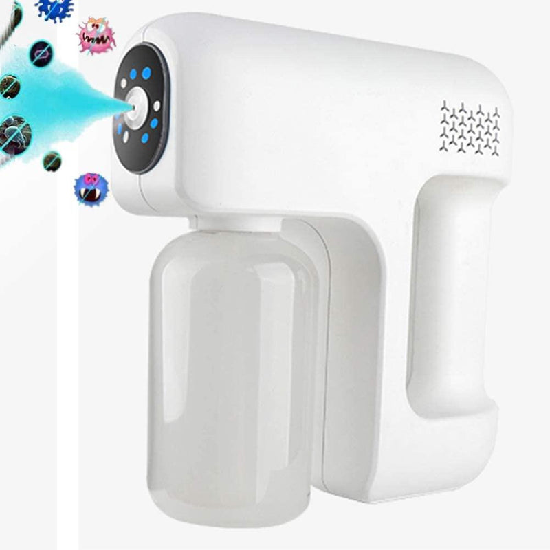 Nano Mist Pump Sprayer Machine Automatic with Blue Light Face Masks & PPE White - DailySale