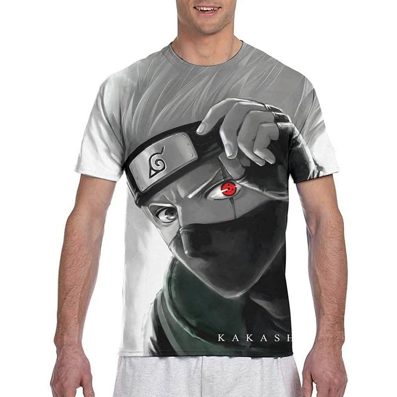 Naruto Shirt Mens Womens Boys Girls 3D Print Short Sleeve T-Shirt Men's Clothing S - DailySale