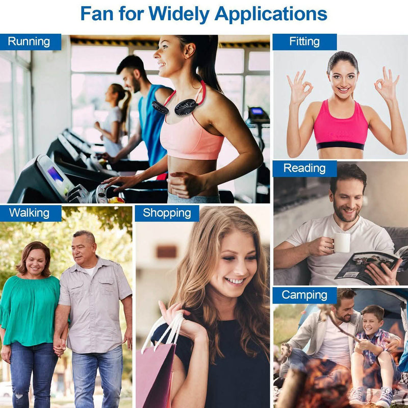 Neck Hanging Fan Hand Free Portable Sports & Outdoors - DailySale