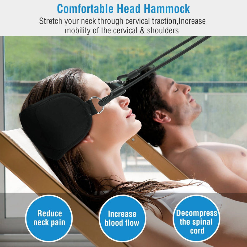 Neck Head Hammock Portable Cervical Traction Relief Hammock Wellness - DailySale