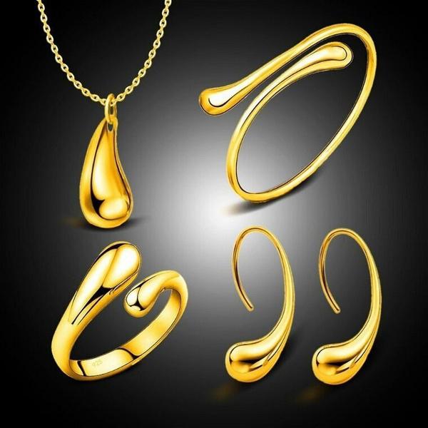 Necklace Ring Hook Oval Earings Set Necklaces - DailySale