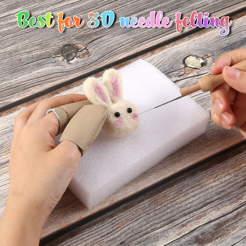 Needle Felting Kit with 24 Colors Wool Art & Craft Supplies - DailySale