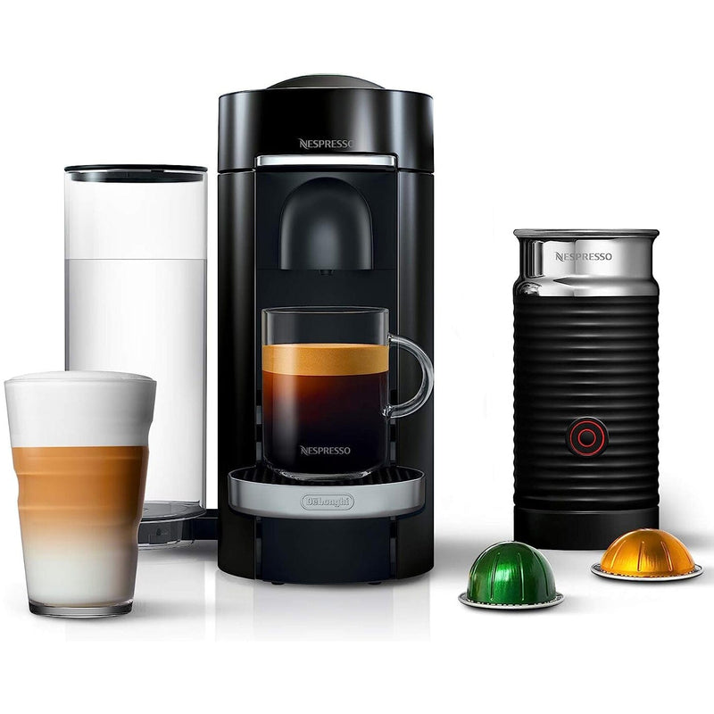 Nespresso VertuoPlus Deluxe Coffee and Espresso Machine (Refurbished) Kitchen Appliances With Frother - DailySale