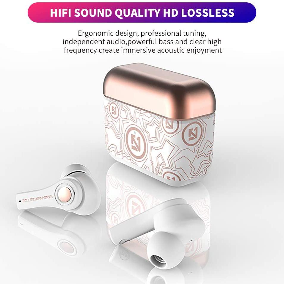 New Graffiti Wireless Earbuds Bluetooth 5.0 Earphones Headphones & Audio - DailySale